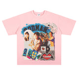 Film Star T Shirt Movie the Unmatchable Match Stephen Chow Short Sleeve American Street Printed T-shirt for Men and Women