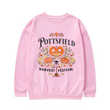 Pottsfield Harvest Festival Sweatshirt, Retro Cartoon Garden