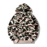 Aape Hoodie Camouflage Couple Fleece-Lined Hoodie Coat