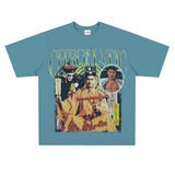 Film Star T Shirt Movie Zombie Pure Cotton Short Sleeve Loose Design T-shirt Men