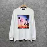Purple Brand Long Sleeve T-Shirt Fashion Loose Long Sleeve Top