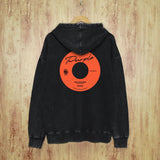 Purple Brand Distressed Hoodie Fashion Old Loose Hooded Sweater