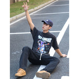 Basket Ball Star T Shirt Basketball Star Vince Carter Printed T-shirt Short Sleeve Loose Retro