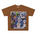 Film Star T Shirt Short Sleeve Loose Pure Cotton Trendy T-shirt Men and Women