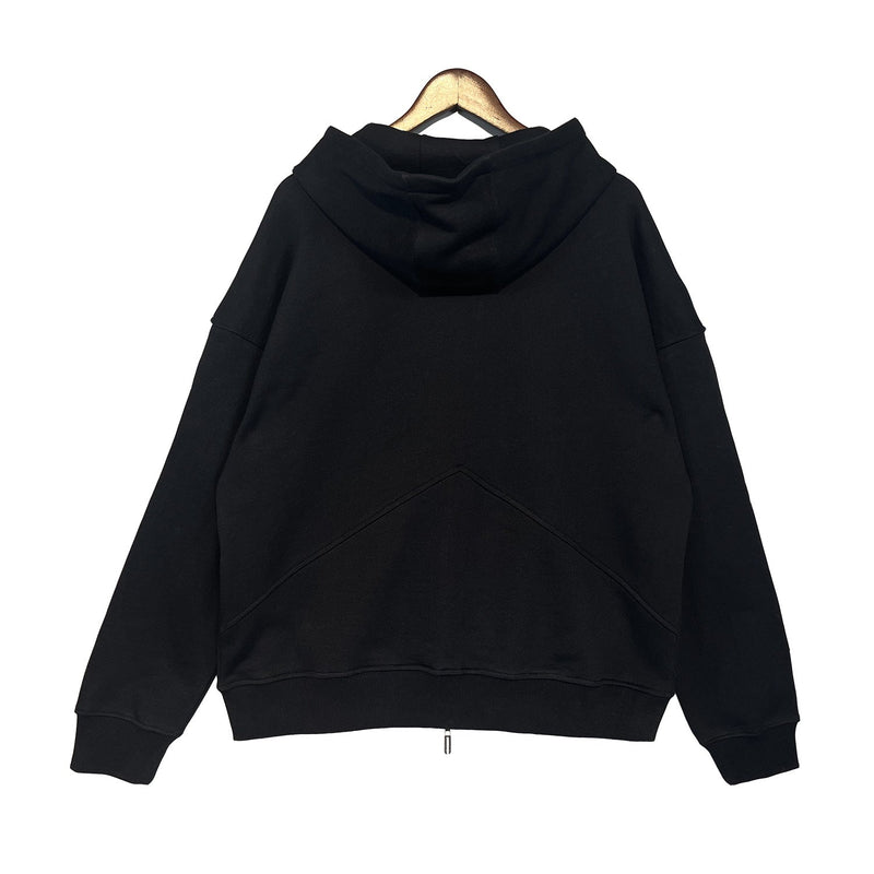 Rhude Hoodie Couple's Three-Dimensional Embroidered Zipper Hooded Hoodie