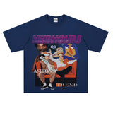 Film Star T Shirt Movie Zhou Xingchi Andy Lau Short Sleeve American Retro Loose T-shirt