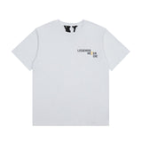 Vlone T Shirt Spring/Summer Print Pattern Crew Neck