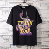 Basketball Sports T Shirt Basketball Sports Student Handsome Lakers Kobe Short Sleeve T-Shirt Men