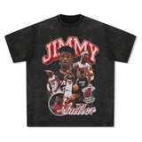 Kendrick Lamar T Shirts Vintage Washed Old Loose Short Sleeves