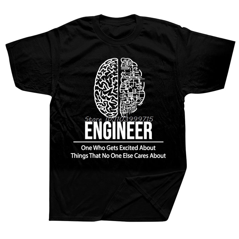 Cotton T Men's Engineering Brain Short Sleeve