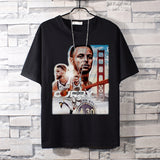 Basketball Sports T Shirt Loose Short-Sleeved T-Shirt Male Student Warrior Curry Basketball Sports