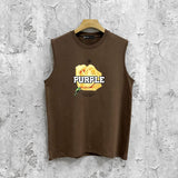 Purple Brand Tank T Shirts Sleeveless T-shirt Vest