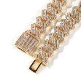Chains Cuban Chain 12mmT Square Zircon Spectrum St. Valentine's