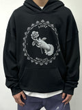 Kanye West Sunday Service Hoodie Fog Vintage Distressed Eagle Printed Hoodie
