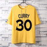Basketball Sports T Shirt Nba Basketball Cotton Short-Sleeved T-Shirt Male Student Sports Kobe James Owen Curry