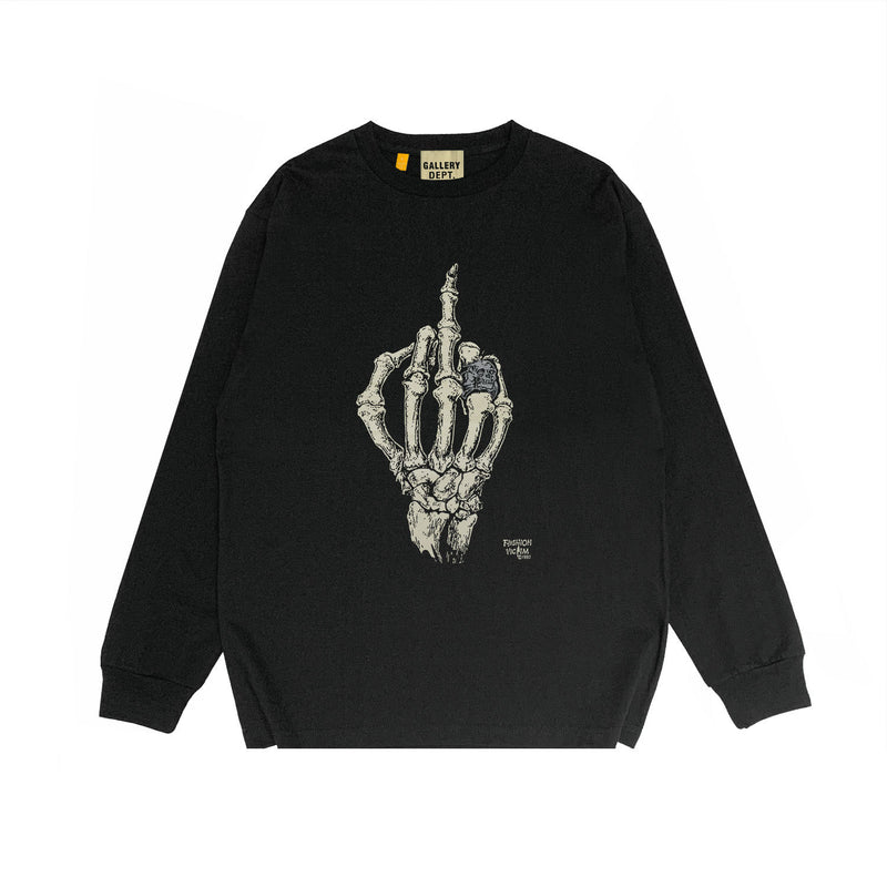 Gallery Dept Long Sleeved Shirt European and American Fashion Brand Long Sleeve Long-Sleeved T-shirt Blouse