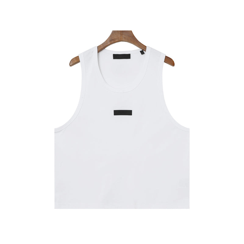 Fog Essentials tank spring summer FOG letter crew neck vest