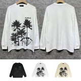 Purple Brand Long Sleeve T-Shirt Fashion Loose Long Sleeve Top