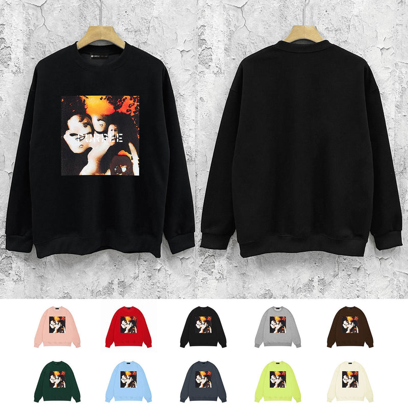 Purple Brand Sweatshirt Loose Crew Neck Sweater