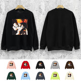 Purple Brand Sweatshirt Loose Crew Neck Sweater