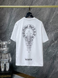 Chh Chrome Hearts T Shirts Sanskrit Casual Loose Short Sleeve T-Shirt