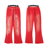 Mens trendy Hoodie & Pants Wash Water Make Old Hoodies Sweater Trousers
