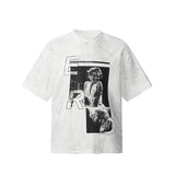 ERD T Shirts Marilyn Portrait Short Sleeve Casual