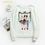 Christmas e and Christmas gifts print hoodies women clothes
