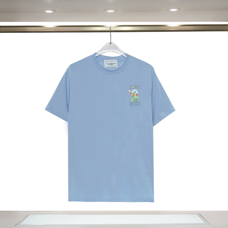 Casablanca T Shirts Fashion Casual Crew Neck Tee