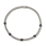 Chains Broken Heart 9mm Cuban Chains Bronze Zircon Full Diamond Spectrum