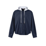 MIJKO Mens Jacket Plaid Hooded Jacket