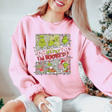 Printed Women's Crew Neck Long Sleeve Sweater Christmas