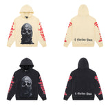Godspeed Hoodie Spring and Autumn GOD Skull Letter Pattern Printed Hooded Sweater