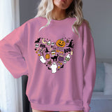 Halloween O-neck Sweatshirt Unisex Fashion