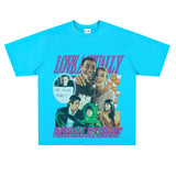 Film Star T Shirt Movie True Love First Loose American Retro Street Cotton T-shirt Men