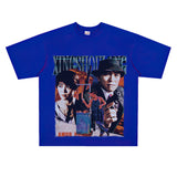 Film Star T Shirt Short Sleeve Loose Retro American Design T-shirt