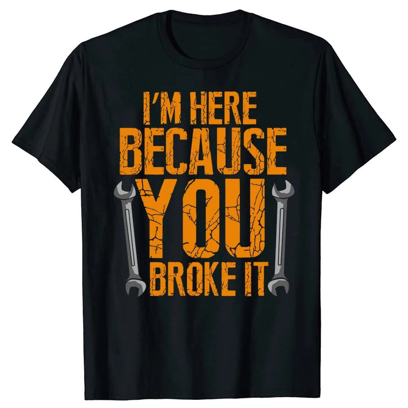 Men's T short-sleeved printing design sense