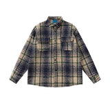 MIJKO Mens Jacket  Plaid Jacket Unisex