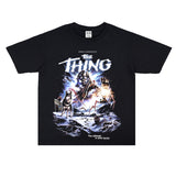 Film Star T Shirt Cotton Loose Nostalgic Short Sleeve American Retro Fashion Printed T-shirt for Men