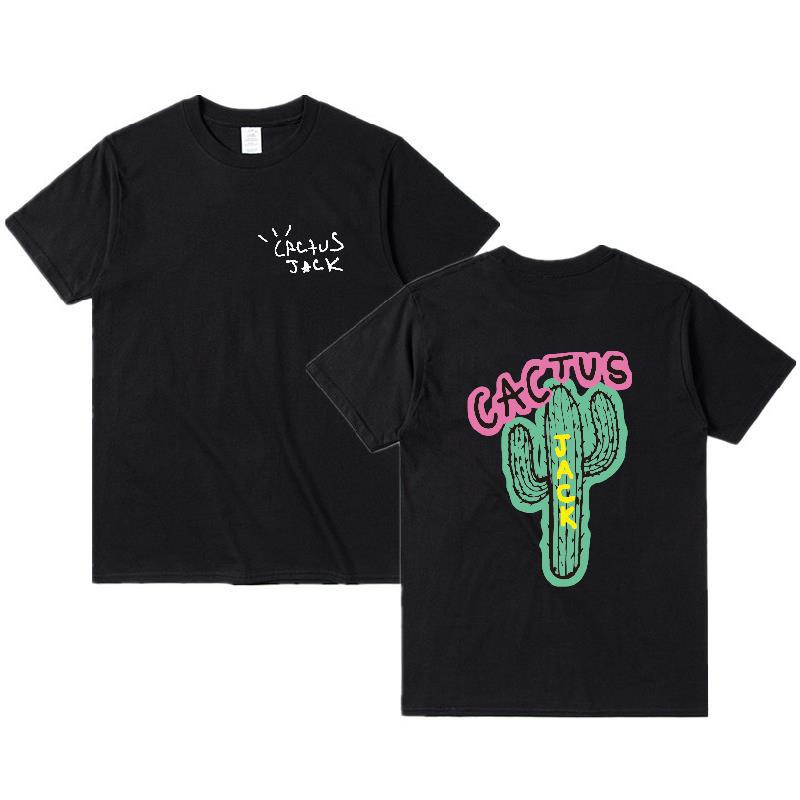 cactus jack luxury Men Cotton T Shirt Hip Hop Men Women