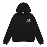 Rhude Hoodie Hip Hop Men's and Women's Terry Casual Hooded Sweater