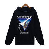 Casablanca Hoodie Autumn/Winter Rainbow Print Hooded Sweater