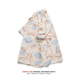 Men Shirts Casual Short Sleeve Shirt Baby Boy and Girl Summer Loose Casual