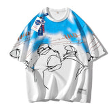 Nasa T-Shirt Short-Sleeved T-Shirt Men'S Summer Trendy Round Neck Couple Half Sleeve T-Shirt Men'S Clothing