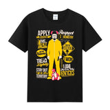 Heisenberg T Shirt Summer round Neck Short Sleeve T-shirt Men's Deadly Poison Master Gusi Heisenberg