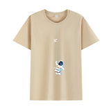 Basketball Sports T Shirt Summer Casual Short Sleeve T-Shirt Men'S Trendy Student Loose