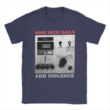 Nine Inch Nails NIN Men's T Shirts Crazy Tees Short Sleeve