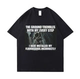 Hard Evil Skeleton Meme T Shirt The Ground mbles with