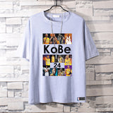 Basketball Sports T Shirt Kobe Short-Sleeved T-Shirt Men'S Cotton Student Korean Style Able Leisure Sports
