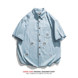 Men's Shirts Summer Loose Shirt Men's Casual